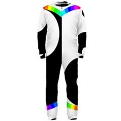 Rainbow Around Yinyang Onepiece Jumpsuit (men)  by Nexatart