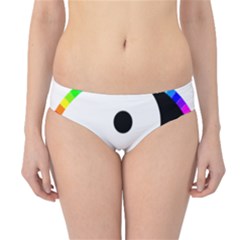 Rainbow Around Yinyang Hipster Bikini Bottoms