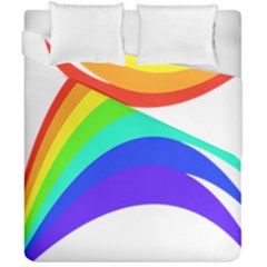 Rainbow Duvet Cover Double Side (california King Size) by Nexatart