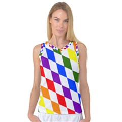 Rainbow Flag Bavaria Women s Basketball Tank Top by Nexatart