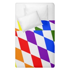 Rainbow Flag Bavaria Duvet Cover Double Side (single Size) by Nexatart