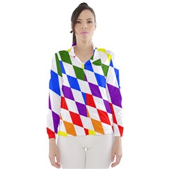 Rainbow Flag Bavaria Wind Breaker (women) by Nexatart