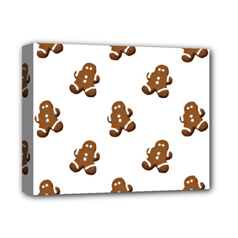 Gingerbread Seamless Pattern Deluxe Canvas 14  X 11  by Nexatart