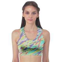 Crayon Texture Sports Bra by Nexatart