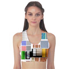 Texture Package Sports Bra by Nexatart