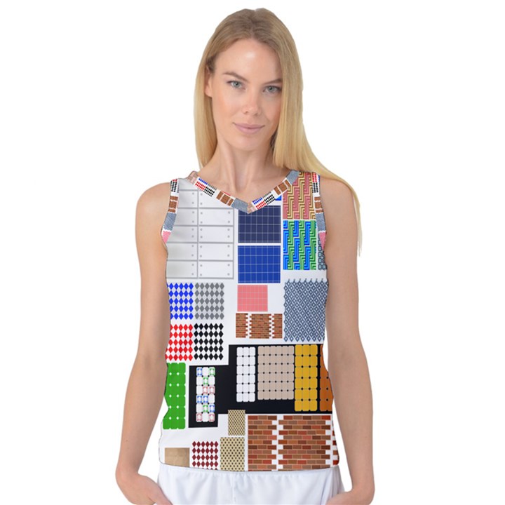 Texture Package Women s Basketball Tank Top