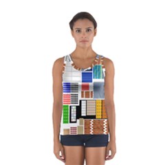 Texture Package Women s Sport Tank Top  by Nexatart