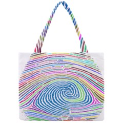 Prismatic Fingerprint Mini Tote Bag by Nexatart