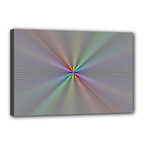 Square Rainbow Canvas 18  X 12  by Nexatart