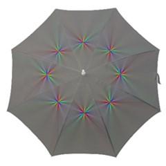 Square Rainbow Straight Umbrellas by Nexatart