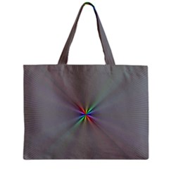 Square Rainbow Zipper Mini Tote Bag by Nexatart