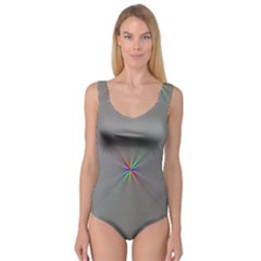 Square Rainbow Princess Tank Leotard  by Nexatart