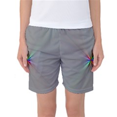 Square Rainbow Women s Basketball Shorts by Nexatart