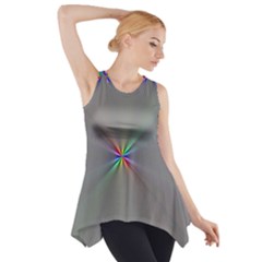 Square Rainbow Side Drop Tank Tunic by Nexatart