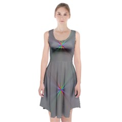 Square Rainbow Racerback Midi Dress by Nexatart