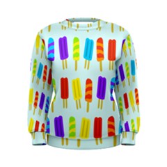 Popsicle Pattern Women s Sweatshirt by Nexatart