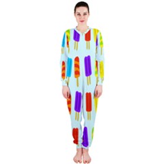 Popsicle Pattern Onepiece Jumpsuit (ladies)  by Nexatart