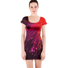 Big Bang Short Sleeve Bodycon Dress by ValentinaDesign