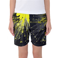 Big Bang Women s Basketball Shorts by ValentinaDesign