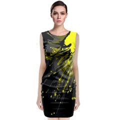 Big Bang Sleeveless Velvet Midi Dress by ValentinaDesign