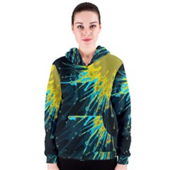 Big Bang Women s Zipper Hoodie by ValentinaDesign