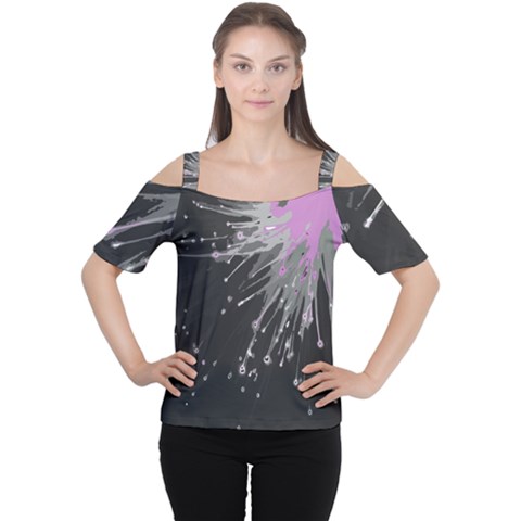 Big Bang Women s Cutout Shoulder Tee by ValentinaDesign