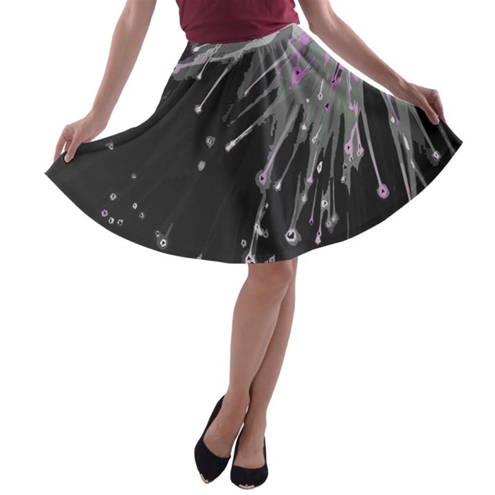 Big bang A-line Skater Skirt