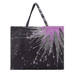 Big Bang Zipper Large Tote Bag by ValentinaDesign