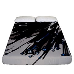 Big Bang Fitted Sheet (king Size) by ValentinaDesign