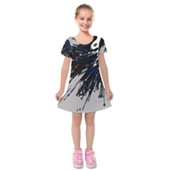 Big Bang Kids  Short Sleeve Velvet Dress by ValentinaDesign