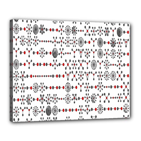 Bioplex Maps Molecular Chemistry Of Mathematical Physics Small Army Circle Canvas 20  X 16  by Mariart