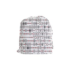 Bioplex Maps Molecular Chemistry Of Mathematical Physics Small Army Circle Drawstring Pouches (medium)  by Mariart