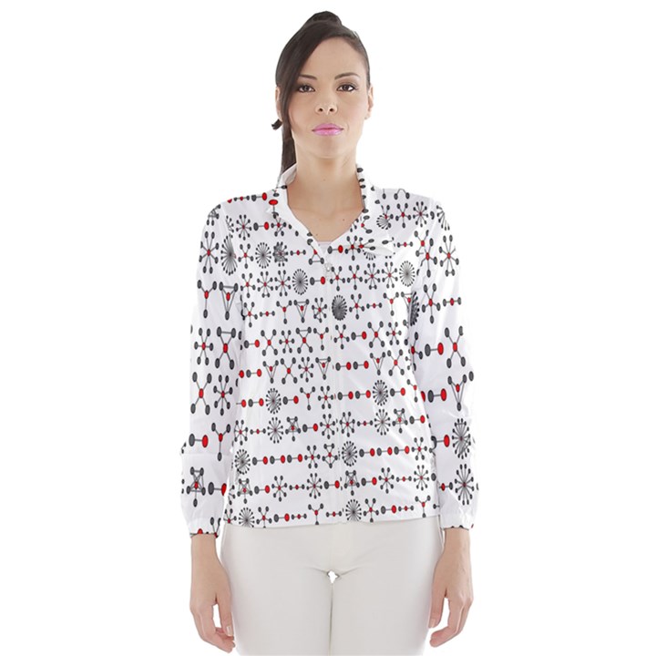 Bioplex Maps Molecular Chemistry Of Mathematical Physics Small Army Circle Wind Breaker (Women)