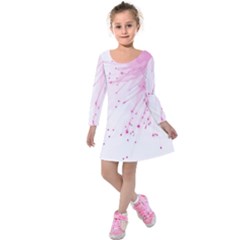 Big Bang Kids  Long Sleeve Velvet Dress by ValentinaDesign