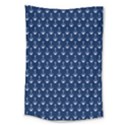 Blue White Anchor Large Tapestry View1