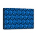 Blue Dragon Snakeskin Skin Snake Wave Chefron Deluxe Canvas 18  x 12   View1