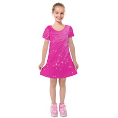 Big Bang Kids  Short Sleeve Velvet Dress by ValentinaDesign