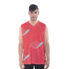 Chairs Wicker Cafe Party Comfortable Red Blue Men s Basketball Tank Top