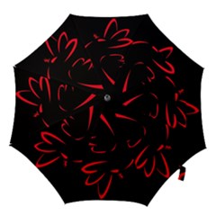 Dove Red Black Fly Animals Bird Hook Handle Umbrellas (small)