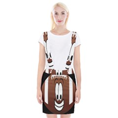 Happy Football Clipart Excellent Illustration Face Braces Suspender Skirt by Mariart