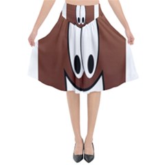 Happy Football Clipart Excellent Illustration Face Flared Midi Skirt