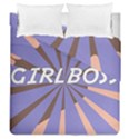 Girlboss Light Line Wave Chevron Duvet Cover Double Side (Queen Size) View2