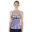 Girlboss Light Line Wave Chevron Racer Back Sports Top View1