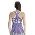 Girlboss Light Line Wave Chevron Racer Back Sports Top View2