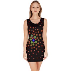 Molecular Chemistry Of Mathematical Physics Small Army Circle Sleeveless Bodycon Dress by Mariart