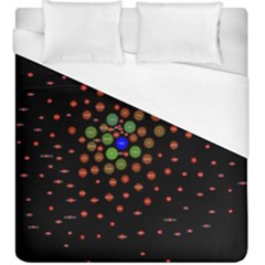 Molecular Chemistry Of Mathematical Physics Small Army Circle Duvet Cover (king Size) by Mariart