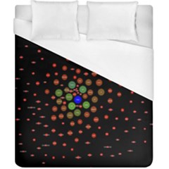 Molecular Chemistry Of Mathematical Physics Small Army Circle Duvet Cover (california King Size) by Mariart