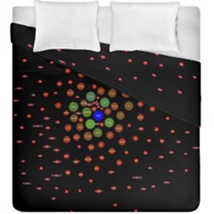 Molecular Chemistry Of Mathematical Physics Small Army Circle Duvet Cover Double Side (king Size) by Mariart