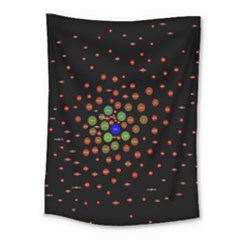 Molecular Chemistry Of Mathematical Physics Small Army Circle Medium Tapestry by Mariart