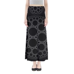 Plane Circle Round Black Hole Space Maxi Skirts by Mariart